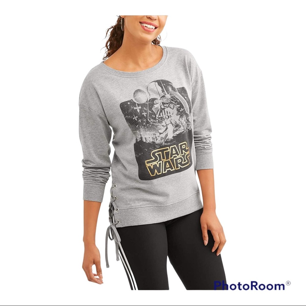 Star Wars Long Sleeve Side Lace  women’s T-Shirt